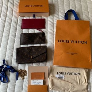 Authentic Louis Vuitton Felicia Pochette